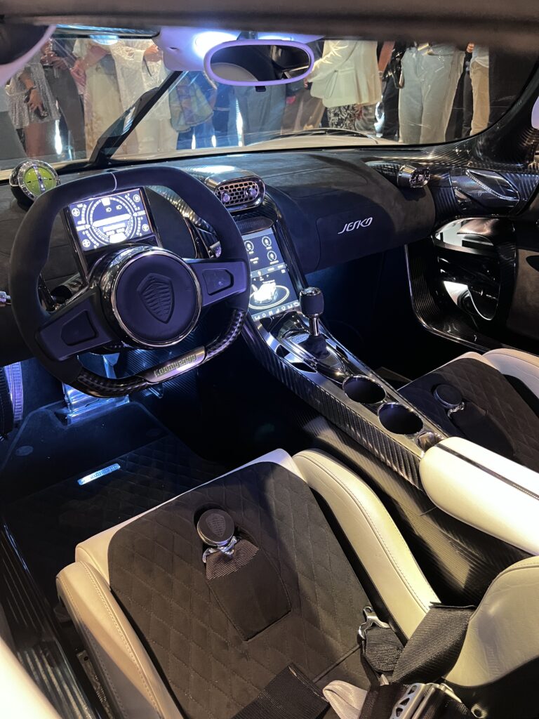 Koenigsegg interiör